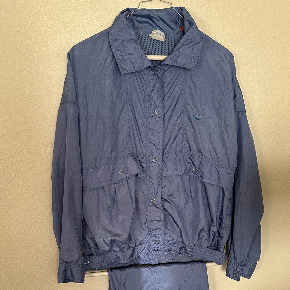 Vintage 80’s Adidas Blue Tracksuit Set
